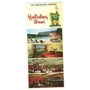 Holiday Inn Burlington Vermont Postcard 