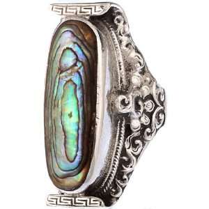 Abalone Ring   Sterling Silver