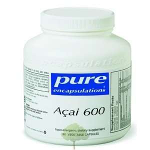  acai 600 180 vegetable capsules by pure encapsulations 