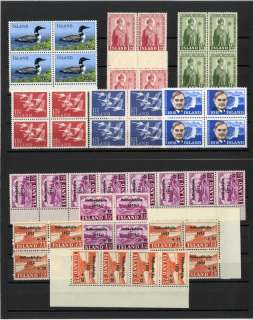 Iceland Stamps Strong Mint Collection Supersafe Album  