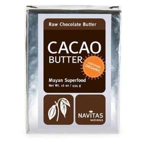   Certified Organic Cacao Butter (16 oz)
