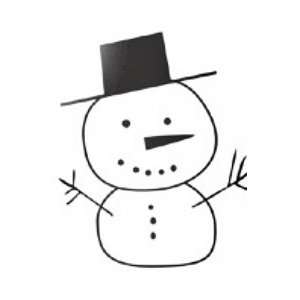   Stamp   Bella Blvd Collection   Wood Mounted Rubber Stamp   Mr Frosty