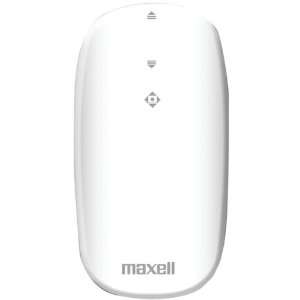 New  MAXELL 191123 WIRELESS TOUCH SCROLL MOUSE (WHITE 