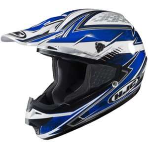  HJC Helmet Motocross Cs Mx Blizzard Blue Large Automotive