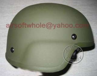 New MICH TC 2000 Helmet OD Green For Airsoft/Paintbll  