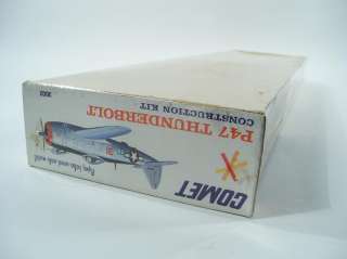 Comet Republic P47 Thunderbolt Flying Balsa Scale Model Airplane Kit 