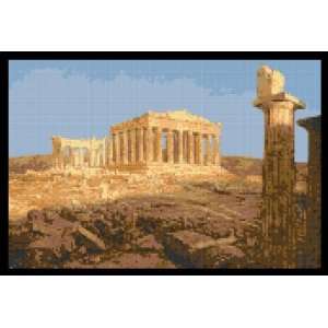  Acropolis Greek Counted Cross Stitch Kit 