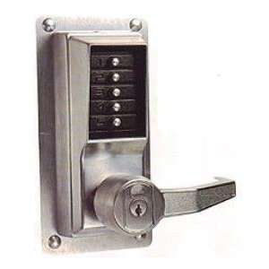   Mechanical Pushbutton Lock Key Bypass Rim Exit Device (Left Hand