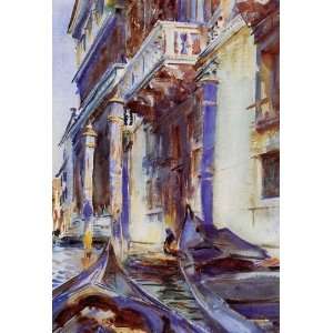  Oil Painting On the Grand Canal John Singer Sargent Hand 