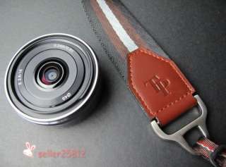 Real Leather Nylon shoulder strap for canon sony nikon olympus LUMIX 