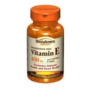Sundown Vitamin E 400Iu Mix Softgels d Alpha & Natural dl Alpha 100