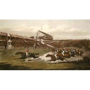  Winning Post Etching Alken, Henry Summers, W Horse Racing 
