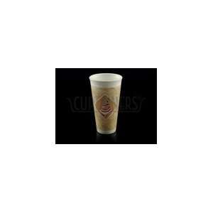  Cafe G Stock 20 oz Printed Foam Cup 500 CT Kitchen 