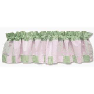  Window Valance for Pink and Sage Bedding set   By Trend Lab Baby