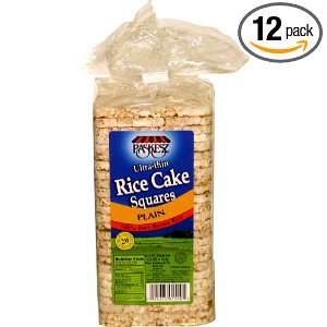 Paskesz Rice Cake Thins, Plain, 4.23 Ounce (Pack of 12)  