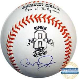  Cal Ripken Jr Autographed Commemorative 8 Baseball Sports 