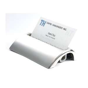  Contemporary Curved Business Card Holder 