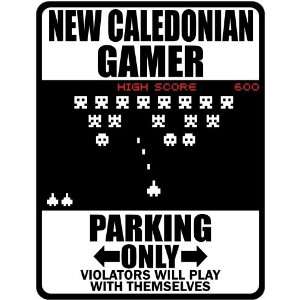 New  New Caledonian Gamer   Parking Only ( Invaders Tribute   80S 