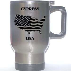  US Flag   Cypress, California (CA) Stainless Steel Mug 