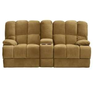 Boston Coffee Dual Reclining Loveseat with Console 