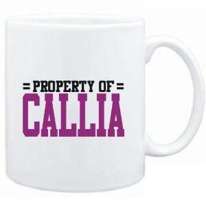  Mug White  Property of Callia  Female Names