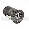 Mini Bullet Dual USB 2 Port Car Charger Adaptor for iPhone 4 4g iPod 