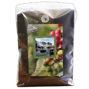 Organic Camano Island Coffee Roasters Brazil, Medium Roast, Ground, 5 