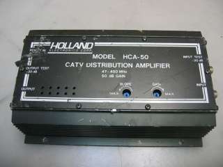 Holland Electronics HCA 50 CATV Distribution Amplifier  