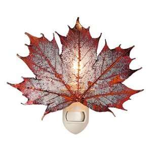  Copper Maple Leaf Night Light