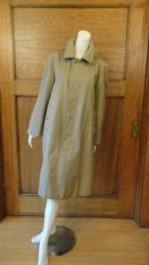 BURBERRY TRENCH COAT WITH NOVA CHECK WOOL LINER 36 SHORT  