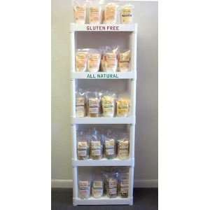 Gluten Free Product Display Rack Set Grocery & Gourmet Food