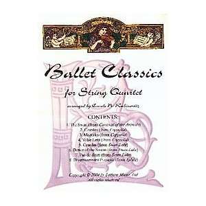  Ballet Classics for String Quartet Musical Instruments