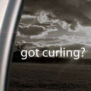  Got Curling? Decal Stone Winter Olympics Car Sticker Automotive