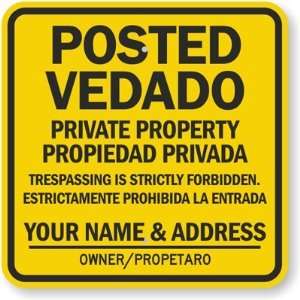   Strictly Forbidden High Intensity Grade Sign, 18 x 18 Office