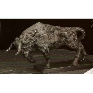  Sale   Wall Street Stock Markt Bull   Iron Sculpture 