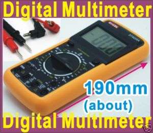 NEW Digital Voltmeter Ammeter Ohm Test Meter Multimeter  
