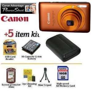  Canon PowerShot SD1400 IS Digital ELPH Camera (Orange) 14 