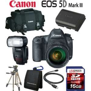  Canon EOS 5D Mark III Digital Camera + Canon 24 105mm f/4L 