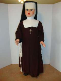 35 1960S FRANCISCAN SISTER ST. MARYS NUN DOLL AUTH. HABIT  