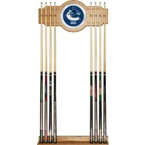  NHL Vancouver Canucks 2 piece Wood and Mirror Wall Cue 