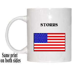  US Flag   Storrs, Connecticut (CT) Mug 