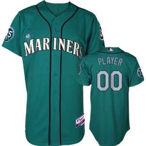Seattle Mariners Jersey Any Player Alternate Green Authentic Cool 
