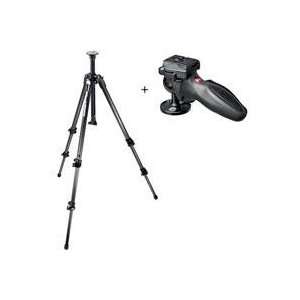  Manfrotto 190CX3 3 Section Carbon Fiber Tripod with 