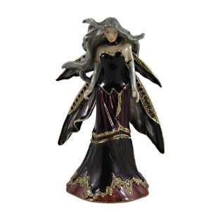  Dark Queen Fairy Trinket Box Figurine Bejeweled
