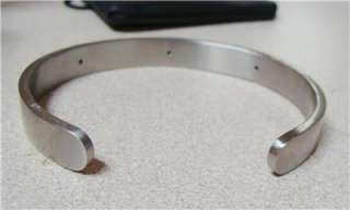Mens Stainless Steel Diamond Cuff Bracelet Design Stel  