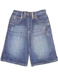 Boys FUBU Denim Jeans Shorts Size 18
