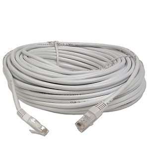  100 Cat5e Ethernet Cable (White) Electronics