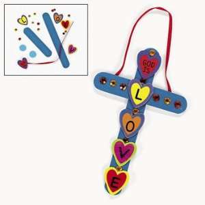  God Is Love Craft Stick Ornament Craft Kit   Craft Kits 