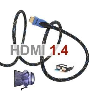  Premium Braided 15 FT Ultra High Speed HDMI 1.4 Cable 3D 