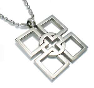 NEW Gothic Cross Stainless Steel Mens Pendant Necklace  